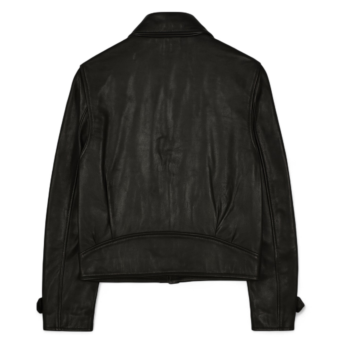 Classic Button Leather Jacket