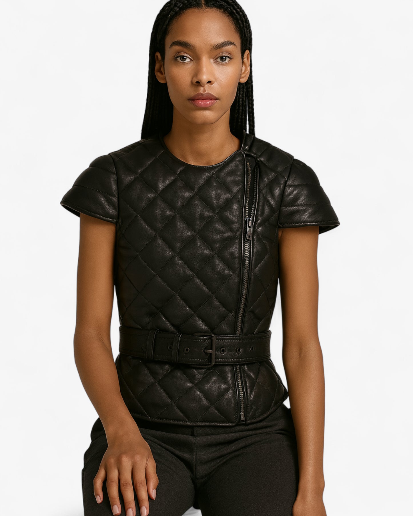 Armor Vest Leather Jacket