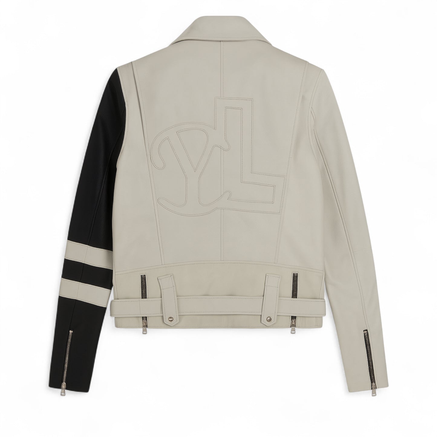 Dual Tone Rider Leather Jacket