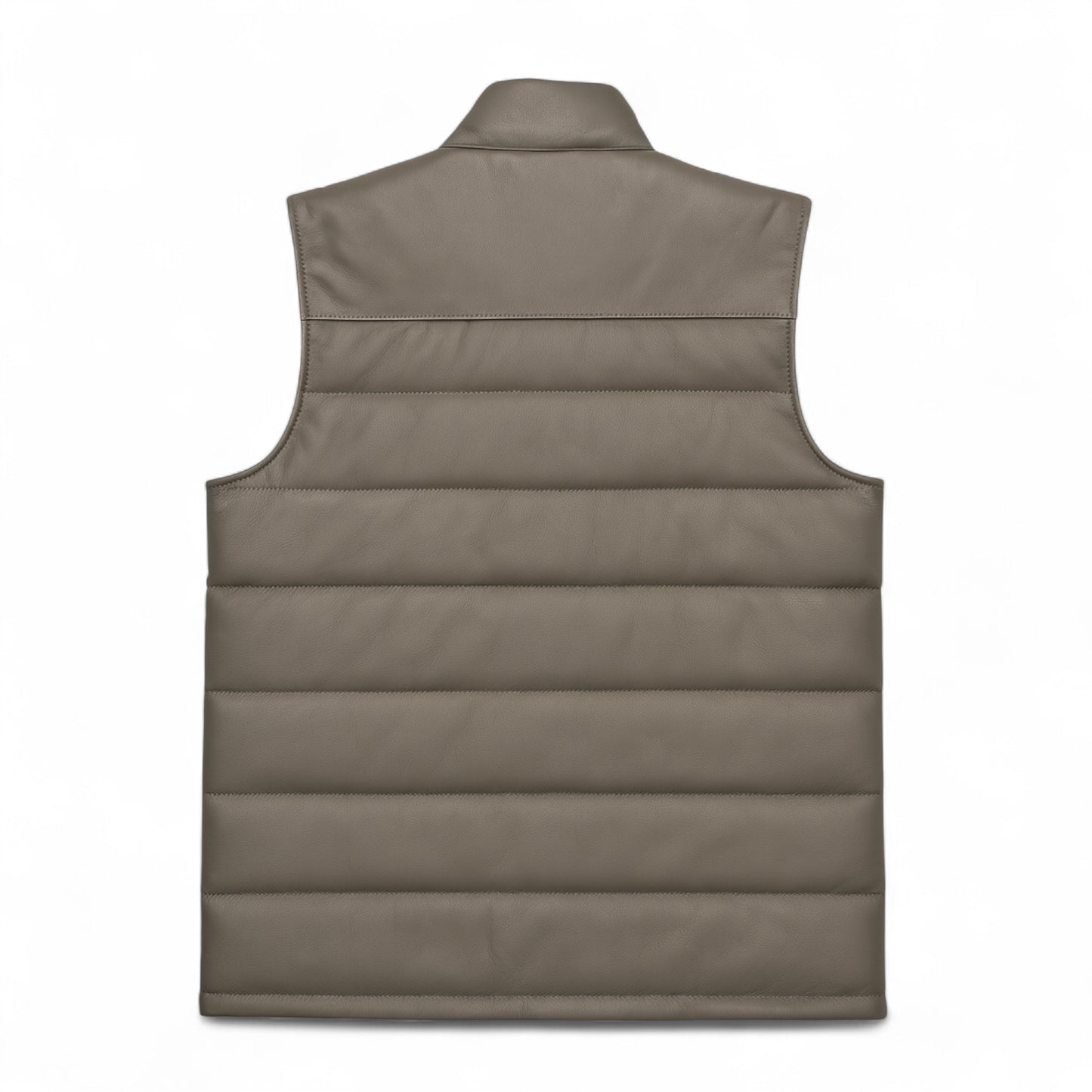 Sleek Padded Leather Vest