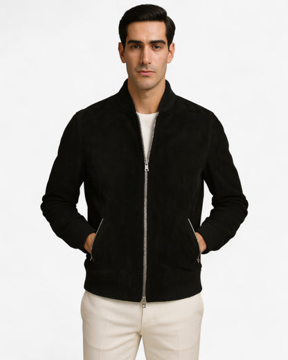Classic Suede Bomber
