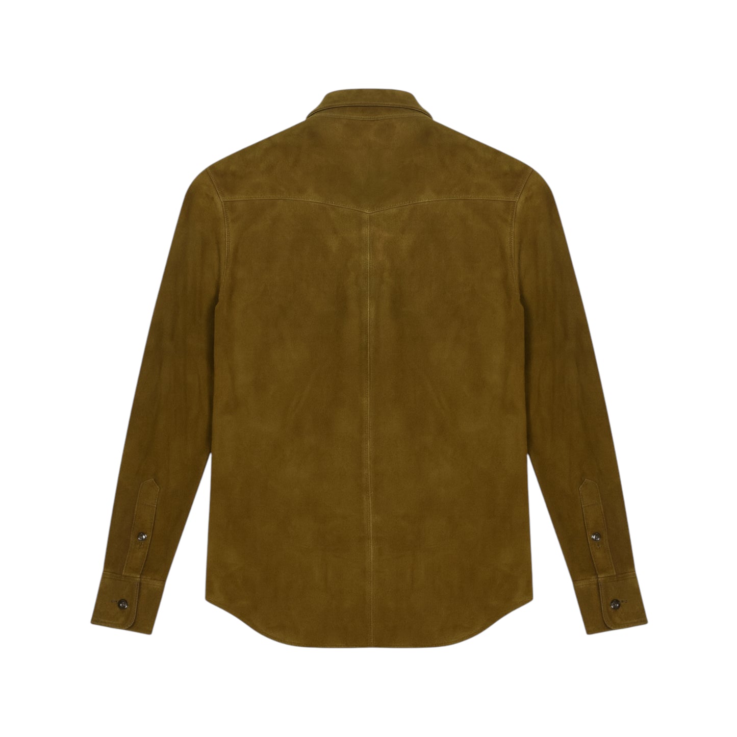 Sage Suede Shirt Jacket